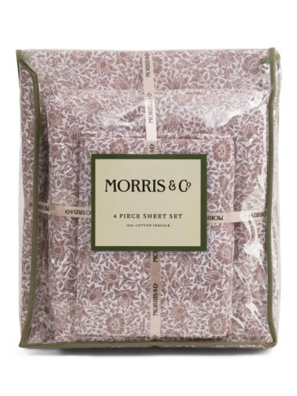 MORRIS & CO. Cotton Percale Sheet Set